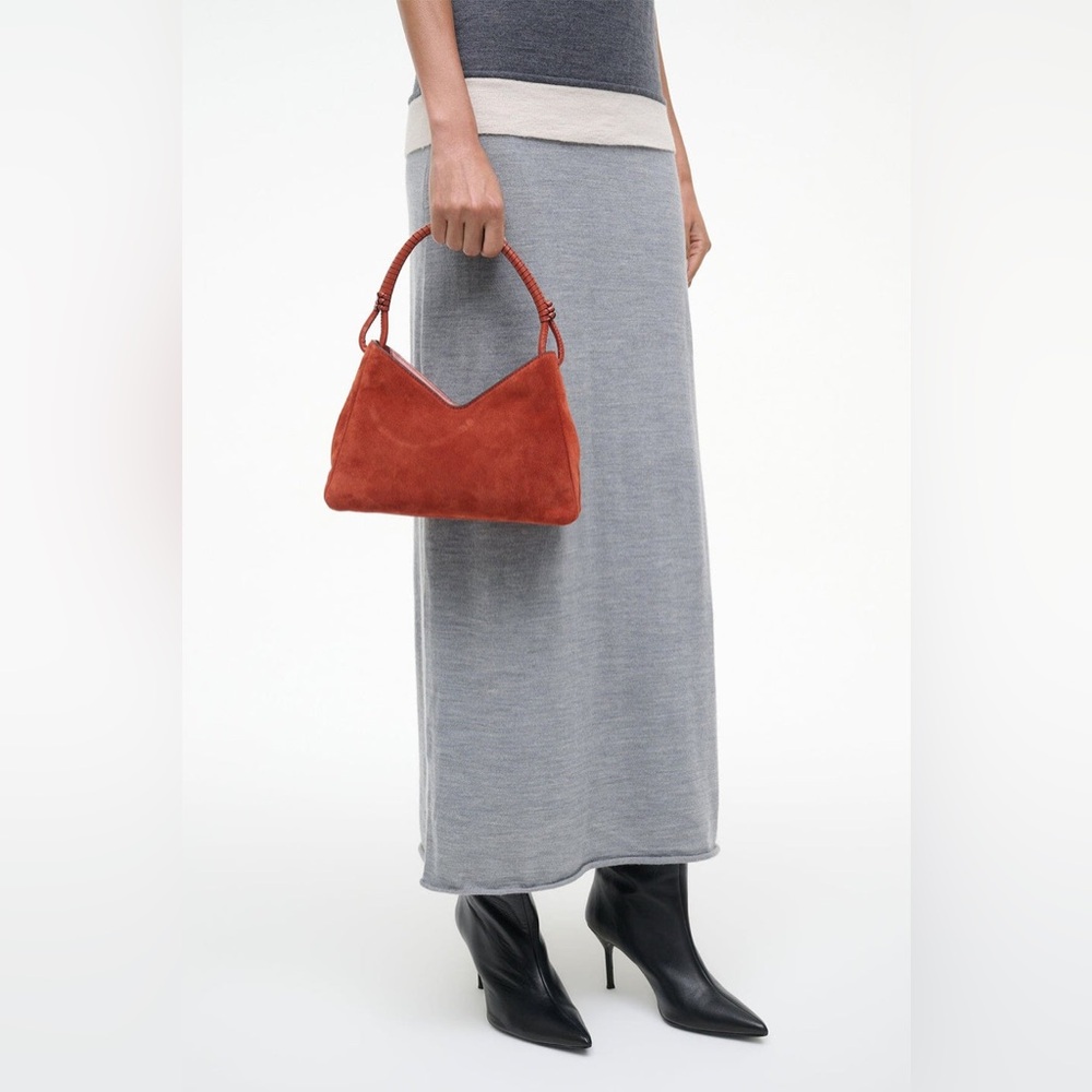 STAUD Suede Valerie Bag - Auburn - Price Firm - Picture 6 of 16